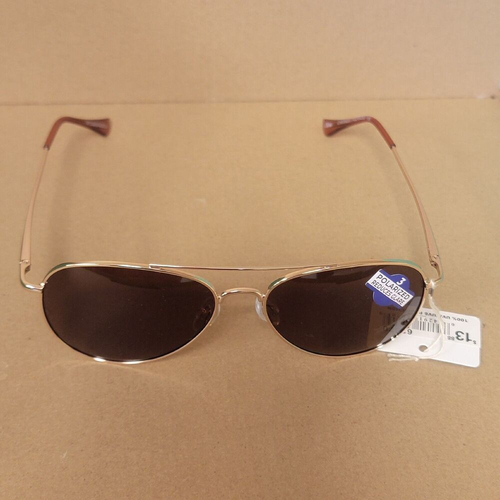 Piranha Polarized Reduces Glare Aviator Sunglasses Style # 62070